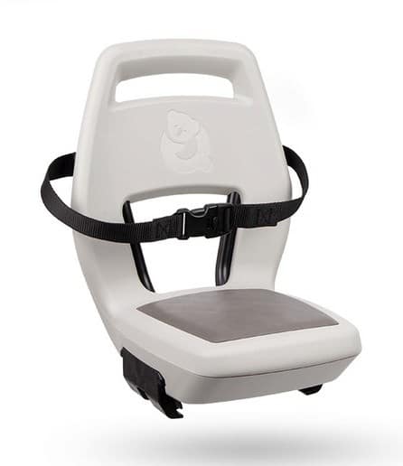 Fotelik dziecięcy QIBBEL JUNIOR 6+ Pebble Grey beige/brown, mocowanie na bagażnik, udźwig 35kg (NEW 2026)