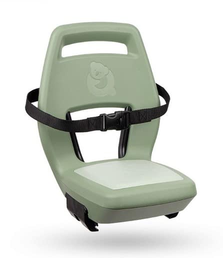 Fotelik dziecięcy QIBBEL JUNIOR 6+ Sage Green green/green, mocowanie na bagażnik, udźwig 35kg (NEW 2026)