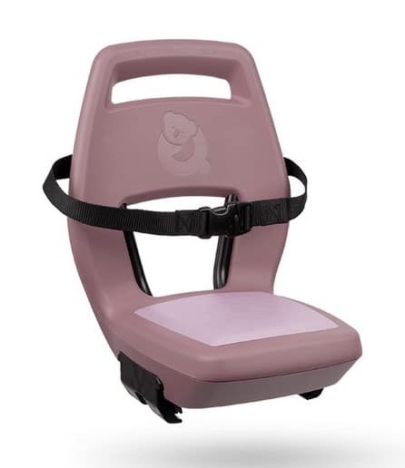 Fotelik dziecięcy QIBBEL JUNIOR 6+ Plum Rose pink/pink, mocowanie na bagażnik, udźwig 35kg (NEW 2026)