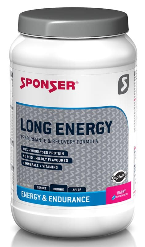 Napój SPONSER LONG ENERGY 10% PROTEIN truskawkowy 1000g (NEW)
