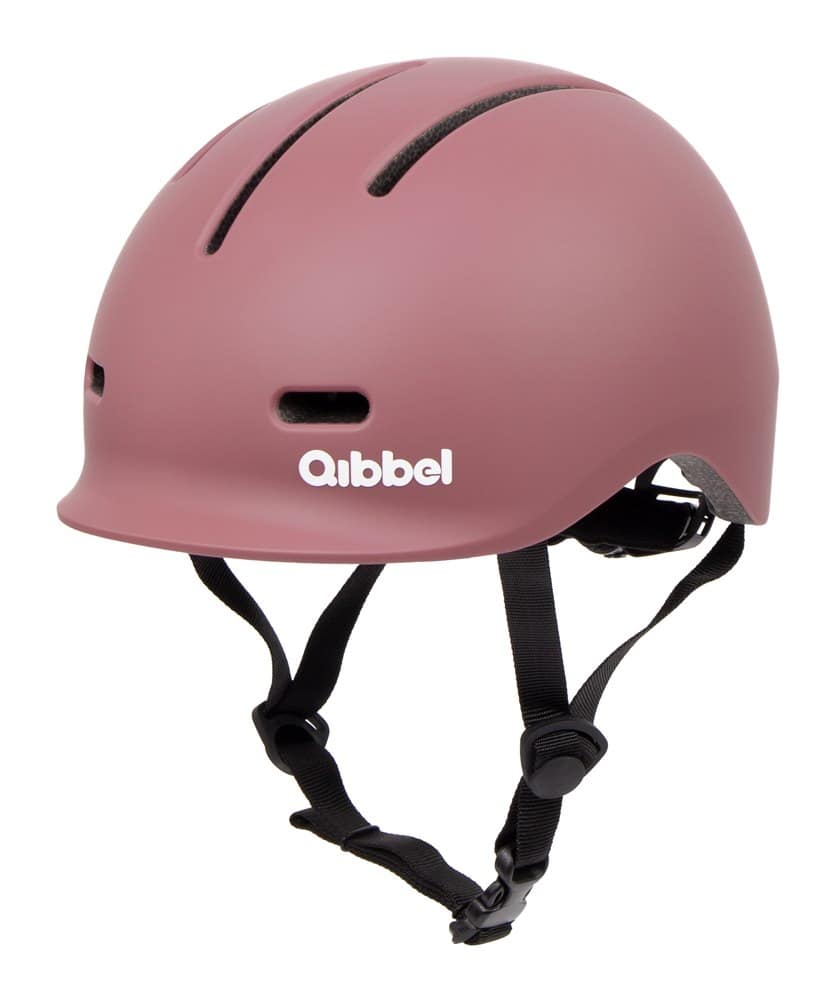 Vaikiškas šalmas QIBBEL KIDS BIKE HELMET slyvų rožinis, dydis XS (45-51 cm)
