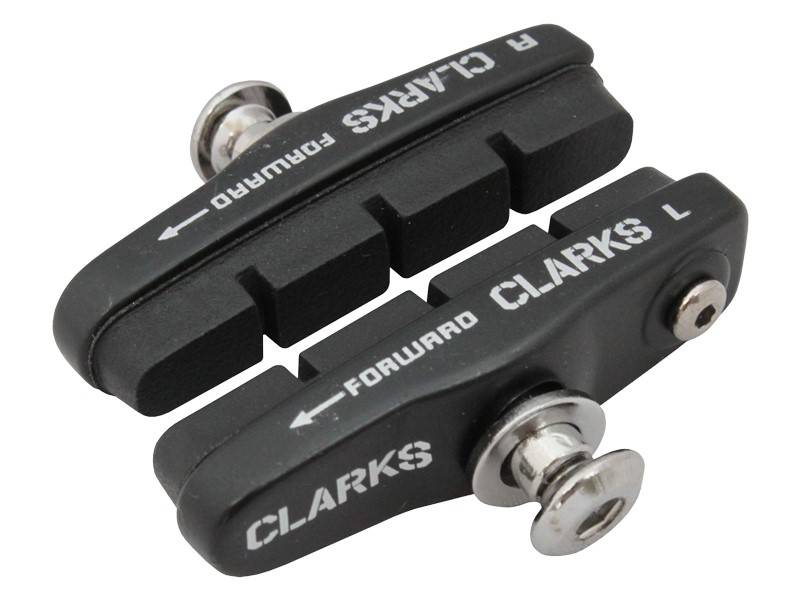 Klocki hamulcowe V-brake CLARKS CPS459 ELITE ROAD PADS, Dla Shimano/Campagnolo, 55mm, Warunki Suche, Szosa, Czarne (NEW)