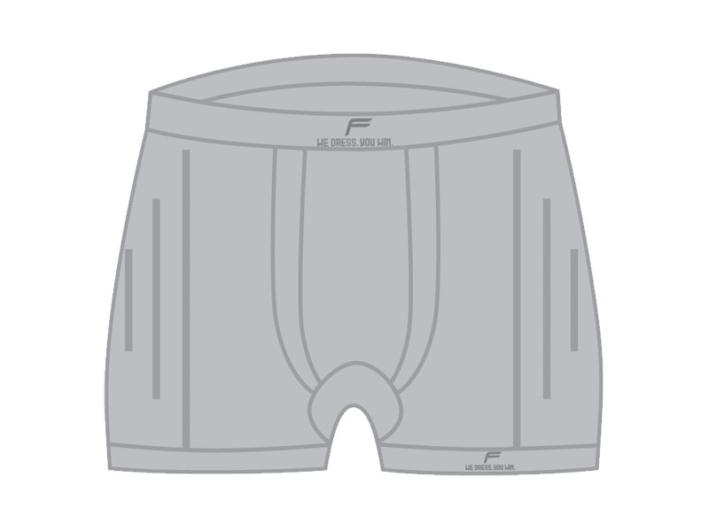 Boxerki męskie FUSE STAYCOOL Megalight 140 / XL srebrne (WYPRZEDAŻ -60%)
