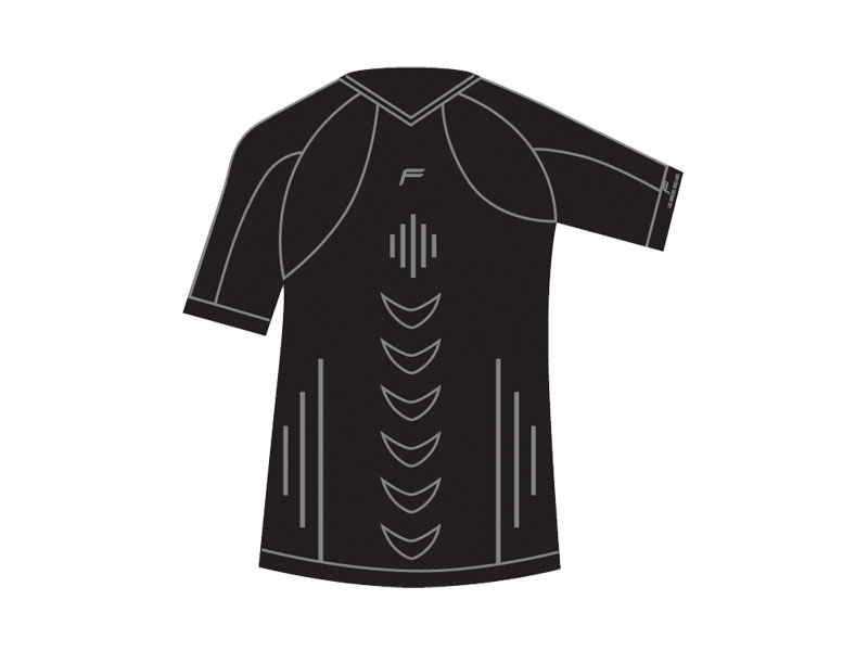 Vyriški funkciniai marškinėliai FUSE ALLSEASON Megalight 200 T-Shirt / XXL juodi