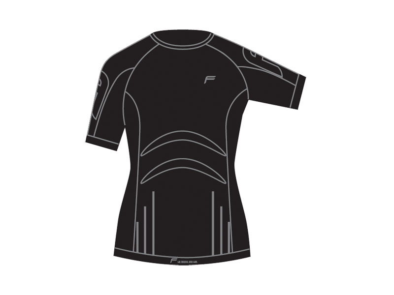 Moteriški funkciniai marškinėliai FUSE ALLSEASON Megalight 200 T-Shirt / M juodi