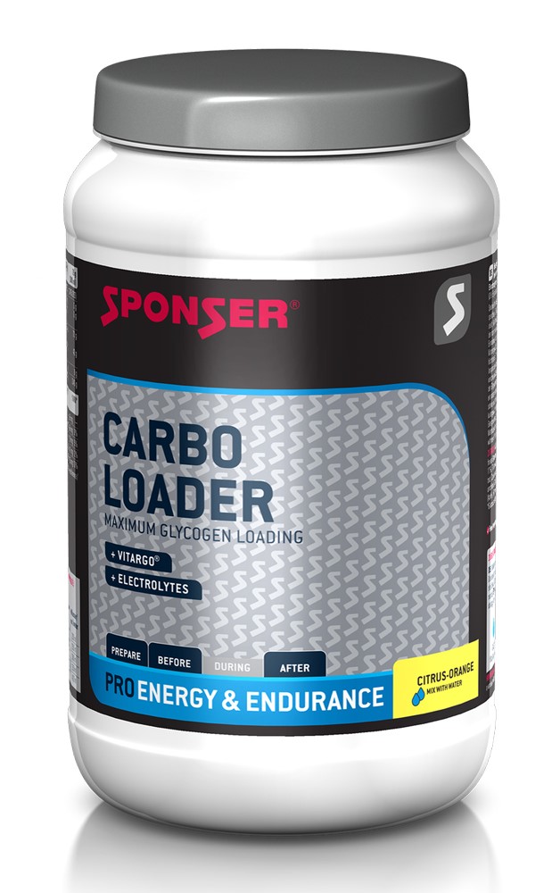 Napój SPONSER CARBO LOADER cytrynowo-pomarańczowy pudełko 15 szt x 75g (NEW)