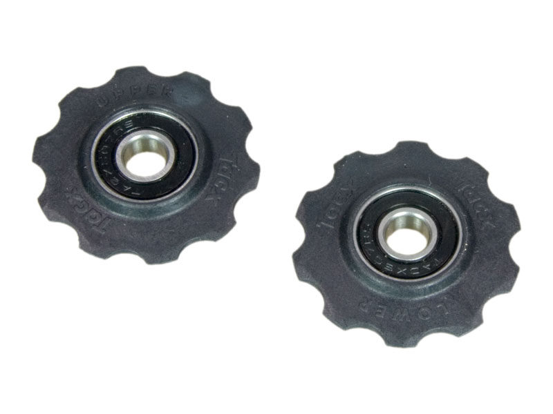 ROHLOFF JOCKEY WHEELS pavarų perjungiklio ratukai su pramoniniais guoliais, 2 vnt.