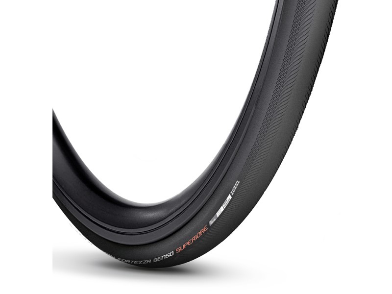 Opona szosowa VREDESTEIN Fortezza Senso Superiore, 700x23C (23-622), Zwijana, TPI320, 220g, Czarna (NEW).