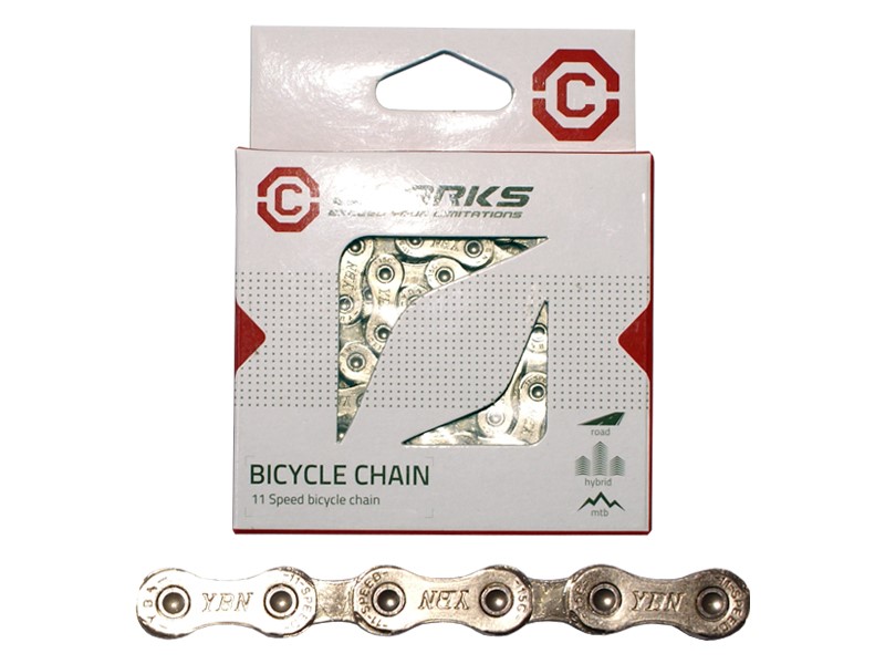 Łańcuch rowerowy CLARKS C11, 11-rzędowy, 116 ogniw + Spinka, 1/2"x11/128" (NEW)