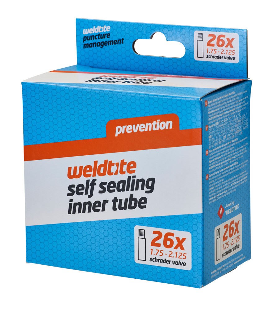 Dętka z płynem antyprzebiciowym WELDTITE Self Sealing Inner Tube 26" x 1.75 - 2.125 Schrader (NEW).