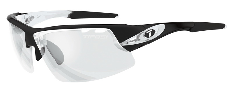 Okulary TIFOSI CRIT FOTOTEC crystal black (1 szkło Light Night FOTOCHROM 76%-27% transmisji światła) (NEW)