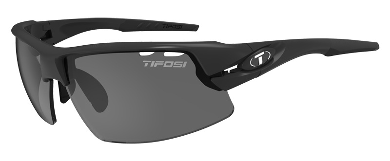 Okulary TIFOSI CRIT matte black (3 szkła Smoke 15%, AC Red 39%, Clear 90% transmisji światła) (NEW)