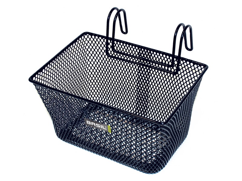 Kosz na kierownicę BASIL TIVOLI KIDS  stalowy czarny (WYPRZEDAŻ -50%)