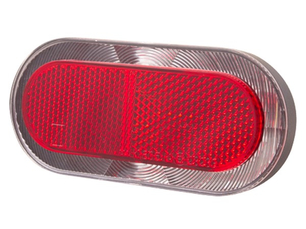 Lampka tylna na bagażnik SPANNINGA ELIPS XDS 80mm pod dynamo (DWZ)