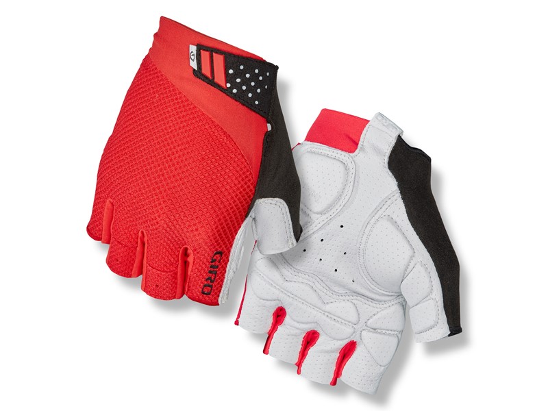 Rękawiczki męskie GIRO MONACO II GEL krótki palec bright red roz. S (obwód dłoni 178-203 mm / dł. dłoni 175-180 mm) (WYPRZEDAŻ -70%)
