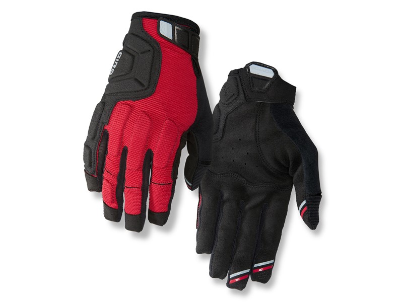 Rękawiczki męskie GIRO REMEDY X2 długi palec dark red black grey roz. XL (obwód dłoni 248-267 mm / dł. dłoni 200-210 mm) (WYPRZEDAŻ -70%)
