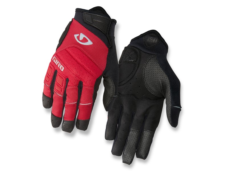 Rękawiczki męskie GIRO XEN długi palec dark red black grey roz. S (obwód dłoni 178-203 mm / dł. dłoni 175-180 mm) (WYPRZEDAŻ -70%)
