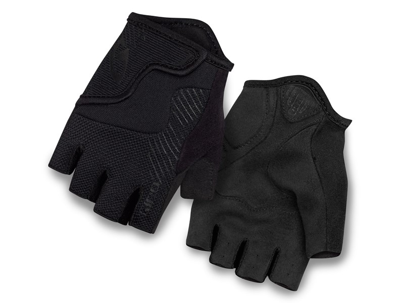 Rękawiczki juniorskie GIRO BRAVO JR krótki palec mono black roz. S (obwód dłoni 142-152 mm / dł. dłoni 155-160 mm) (WYPRZEDAŻ -50%)