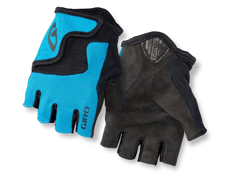 Rękawiczki juniorskie GIRO BRAVO JR krótki palec blue jewel roz. M (obwód dłoni 152-162 mm / dł. dłoni 160-165 mm) (WYPRZEDAŻ -50%)