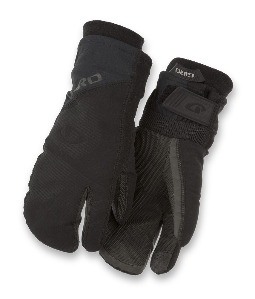 Rękawiczki zimowe GIRO 100 PROOF długi palec black roz. XS (obwód dłoni do 178 mm / dł. dłoni do 174 mm) (NEW 2025)