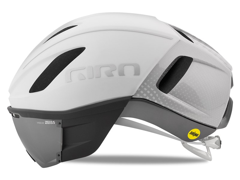 Kask czasowy GIRO VANQUISH MIPS matte white silver roz. L (59-63 cm) (NEW 2025)