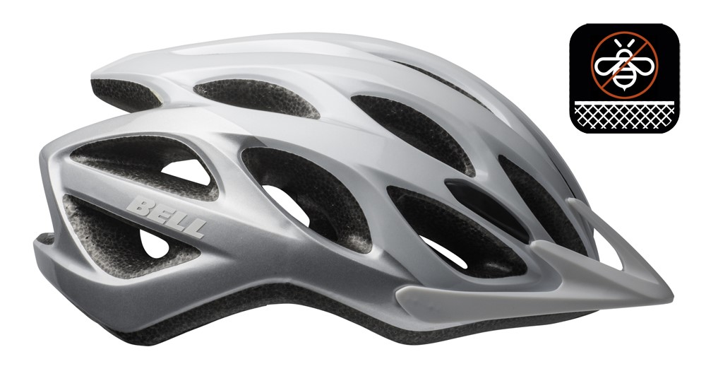 Kask mtb BELL TRAVERSE gloss white silver roz. Uniwersalny (54–61 cm) (NEW 2025)
