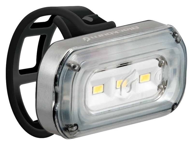 Lampka przednia BLACKBURN CENTRAL 100 USB, 100 lumenów srebrna (NEW).