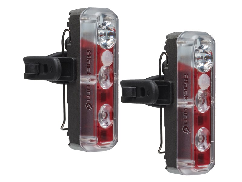 Zestaw Lampki BLACKBURN 2'FER XL USB przód 200 lumenów tył 40 lumenów czarna 2szt (NEW).