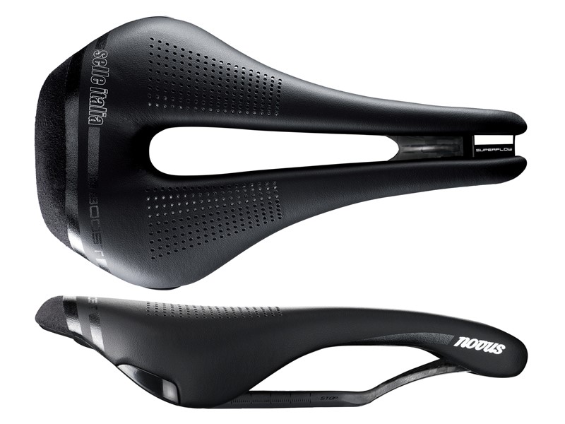 Siodło SELLE ITALIA NOVUS BOOST KIT CARBONIO SUPERFLOW S (id match S3), 182g (NEW).