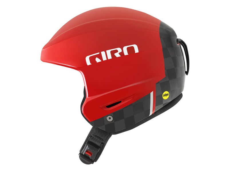 Kask zimowy GIRO AVANCE SPHERICAL matte red carbon roz. M (55.5-57 cm) (NEW 2023/2024)
