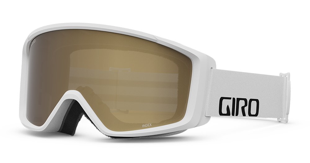 Gogle zimowe GIRO INDEX ARC40 2.0 (Super Large OTG) WHITE WORDMARK (szyba AMBER ROSE 19-42% S2) (NEW 2024/2025)