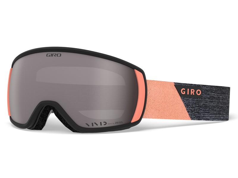 Gogle zimowe GIRO FACET GREY PEACH PEAK (OTG) (Sferyczne) (szyba VIVID ONYX 08-18% VLT S3) (NEW 2023/2024).