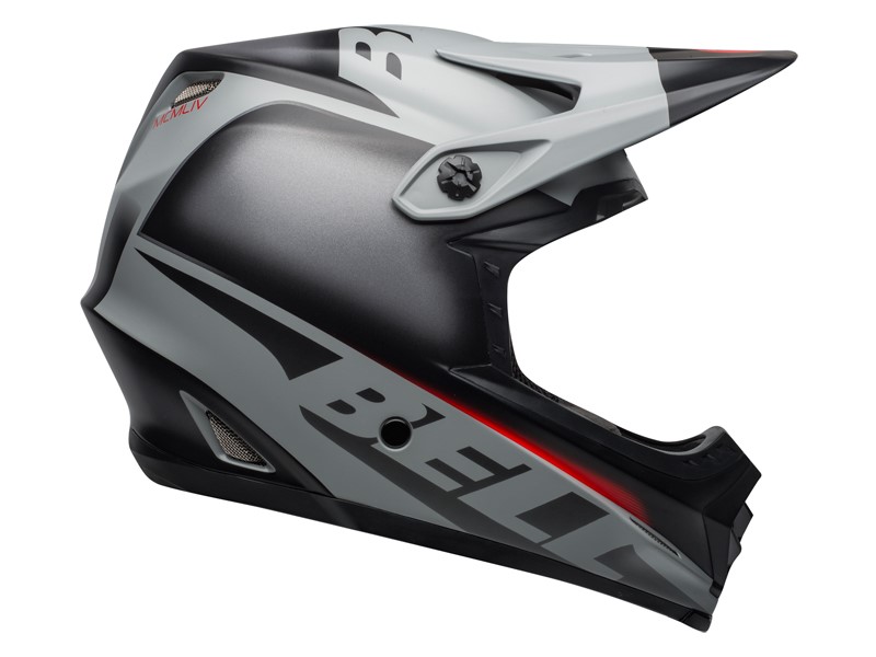 Kask full face BELL FULL-9 FUSION MIPS matte gloss black gray crimson roz. XS (51-53 cm) (WYPRZEDAŻ -50%)