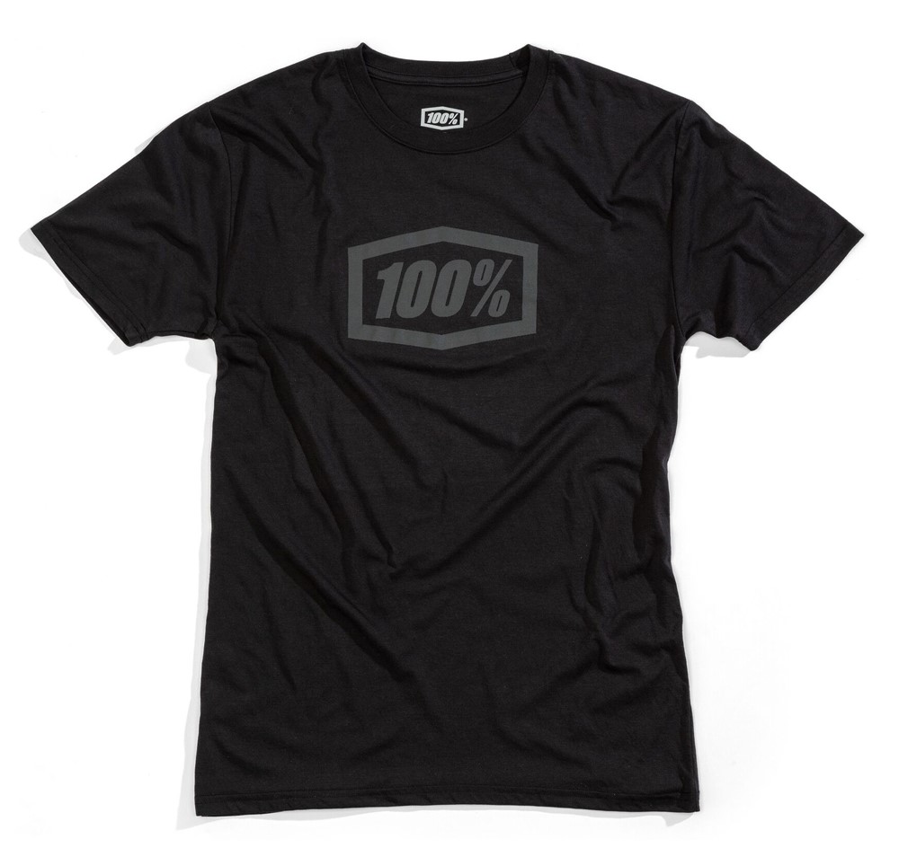 T-shirt 100% ESSENTIAL krótki rekaw Tech Black Grey roz. XL (WYPRZEDAŻ -50%)