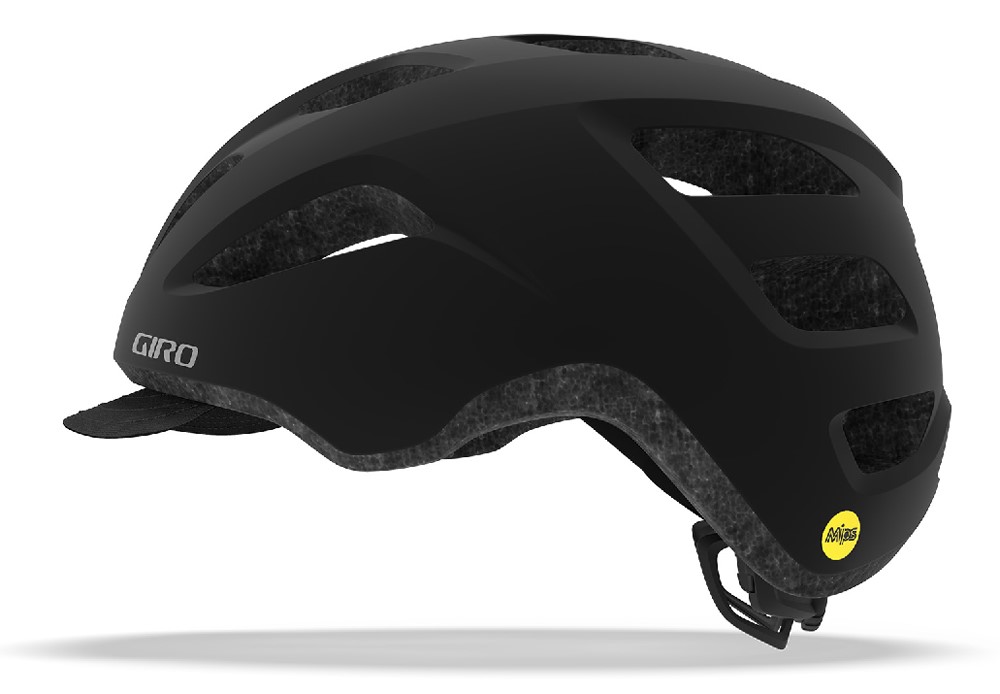 Miesto dviračio šalmas GIRO TRELLA MIPS matinis juodas sidabrinis, universalus dydis (50-57 cm) (NAUJIENA 2025)