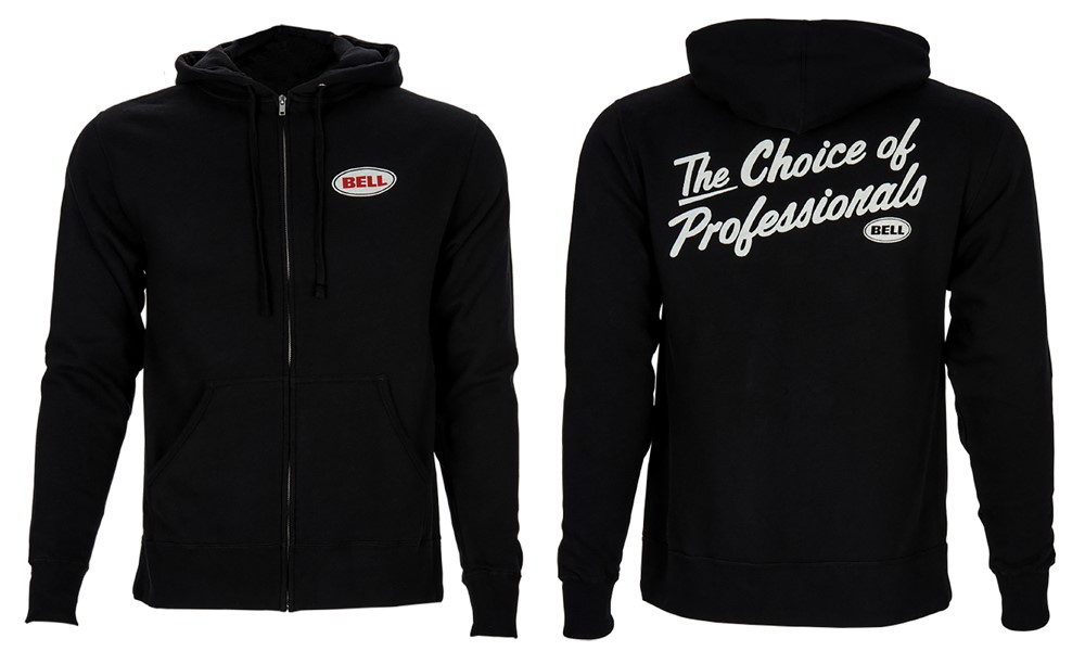 Bluza z kapturem BELL ZIP HOODIE CHOICE OF PROS black roz. XL (DWZ)