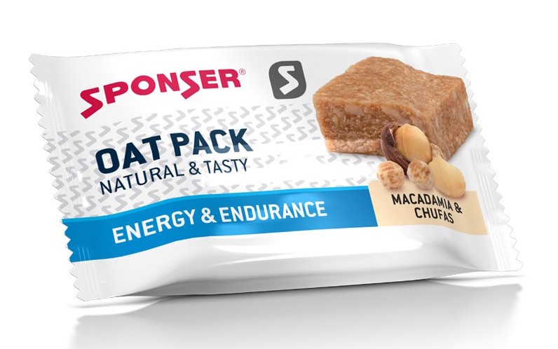 Ciastko energetyczne SPONSER OAT PACK macadamia-migdały chufas pudełko (30szt x 60g) (NEW)