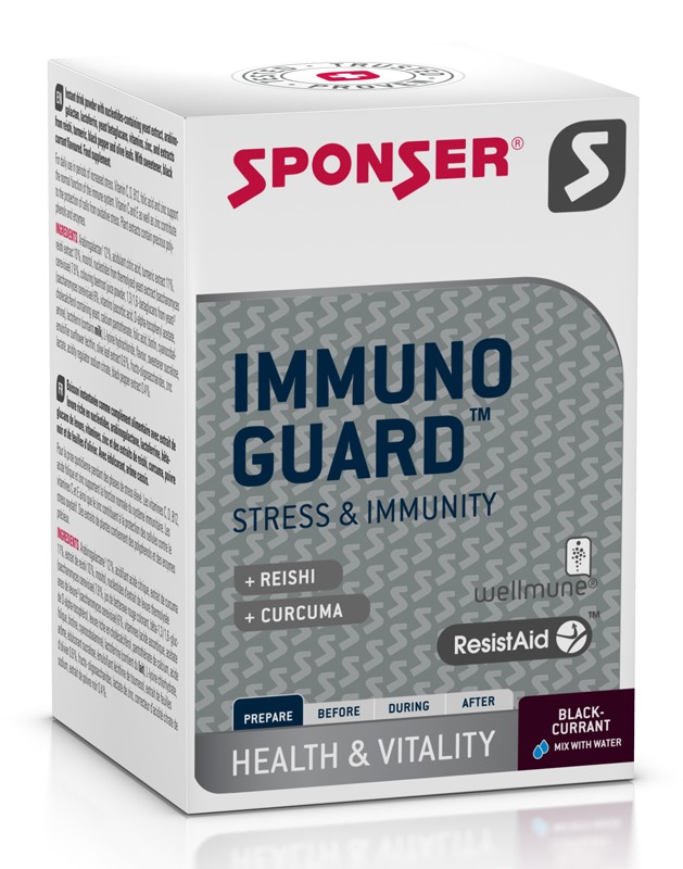 Napój wspomagający odporność SPONSER IMMUNOGUARD czarna porzeczka (pudełko 10 saszetek x 4g) (NEW)
