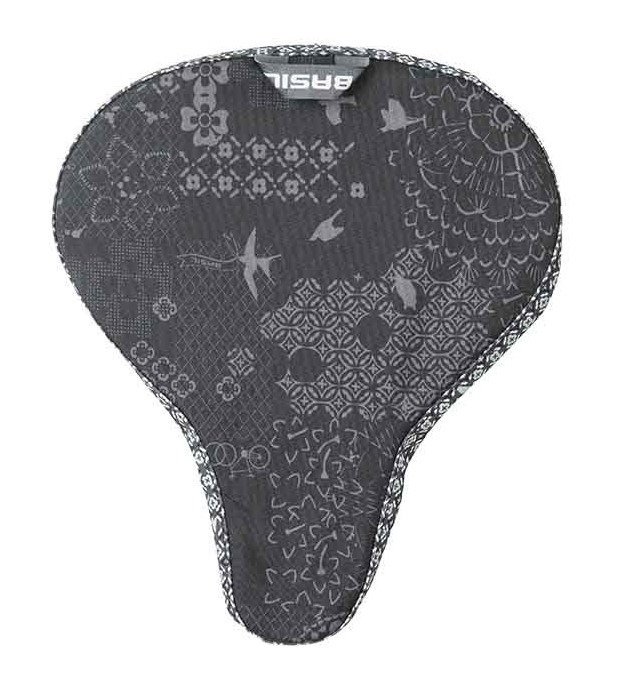 Pokrowiec na siodło BASIL BOHEME SADDLE COVER wododporny, charcoal (WYPRZEDAŻ -50%)