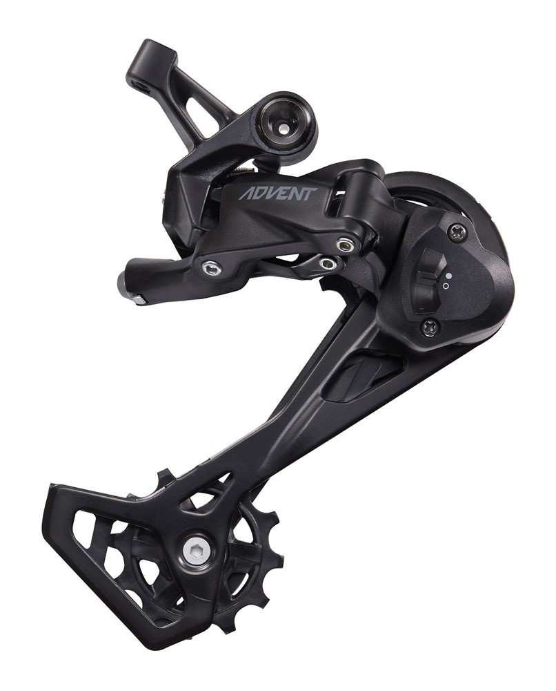Przerzutka Tylna MICROSHIFT ADVENT, 9.rzędowa(2x9), Niekompatybilna z Shimano, Długi Wózek, Max. Tryb 42-46T, Pojemność 47T, Sprzęgło (NEW)