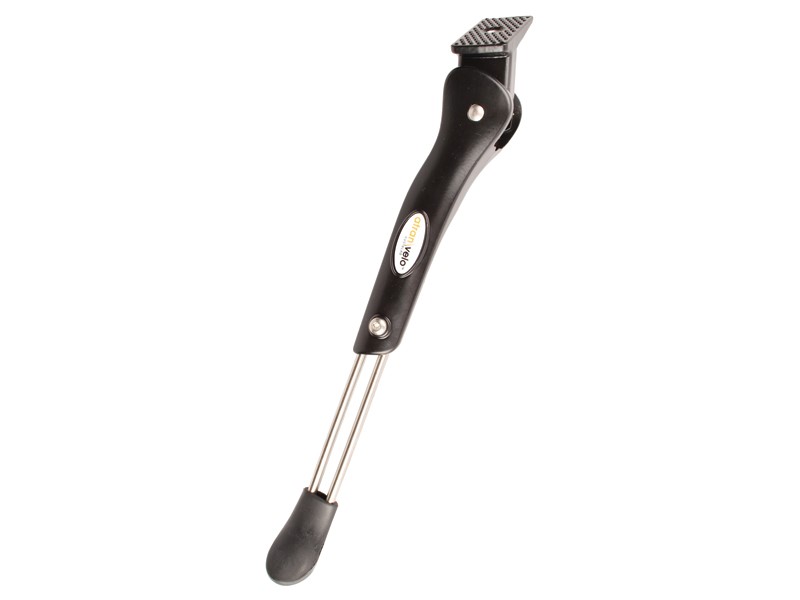 Podpórka centralna ATRANVELO STYLO ADJUSTABLE E-BIKE 24"-28" regulowana aluminiowo-stalowa, krótka śruba 25mm, czarna (NEW)