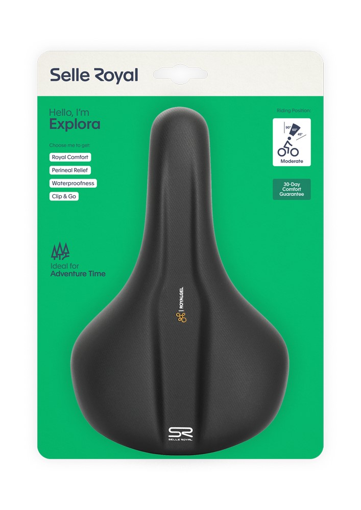 Siodło SELLEROYAL EXPLORA MODERATE 60st. żelowe, unisex, 415g (NEW)