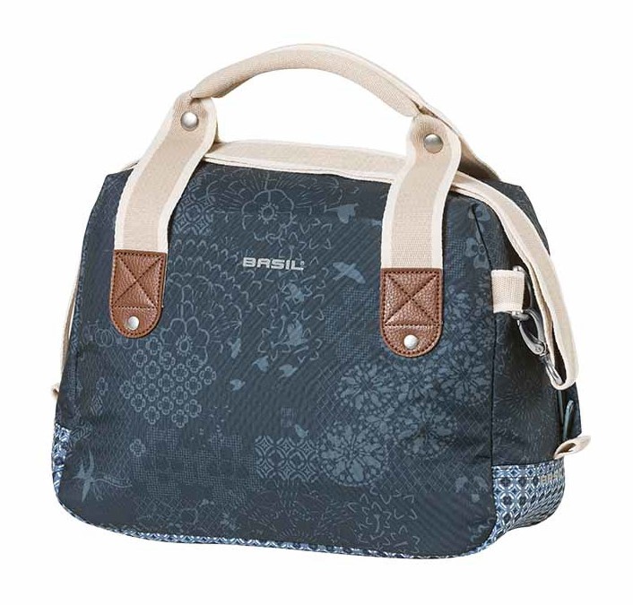 Torba na kierownicę BASIL BOHEME CITY KF, indigo blue (bez płytki mocującej), 8L (WYPRZEDAŻ -50%)