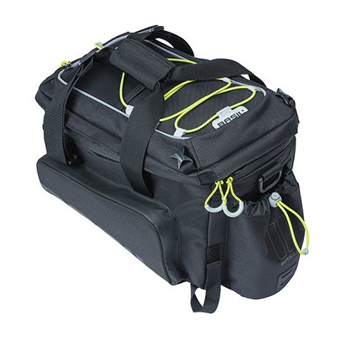 Torba na bagażnik BASIL MILES TRUNKBAG XL PRO 9-36L, 100% wodoodporna black lime (bez płytki mocującej) (NEW)