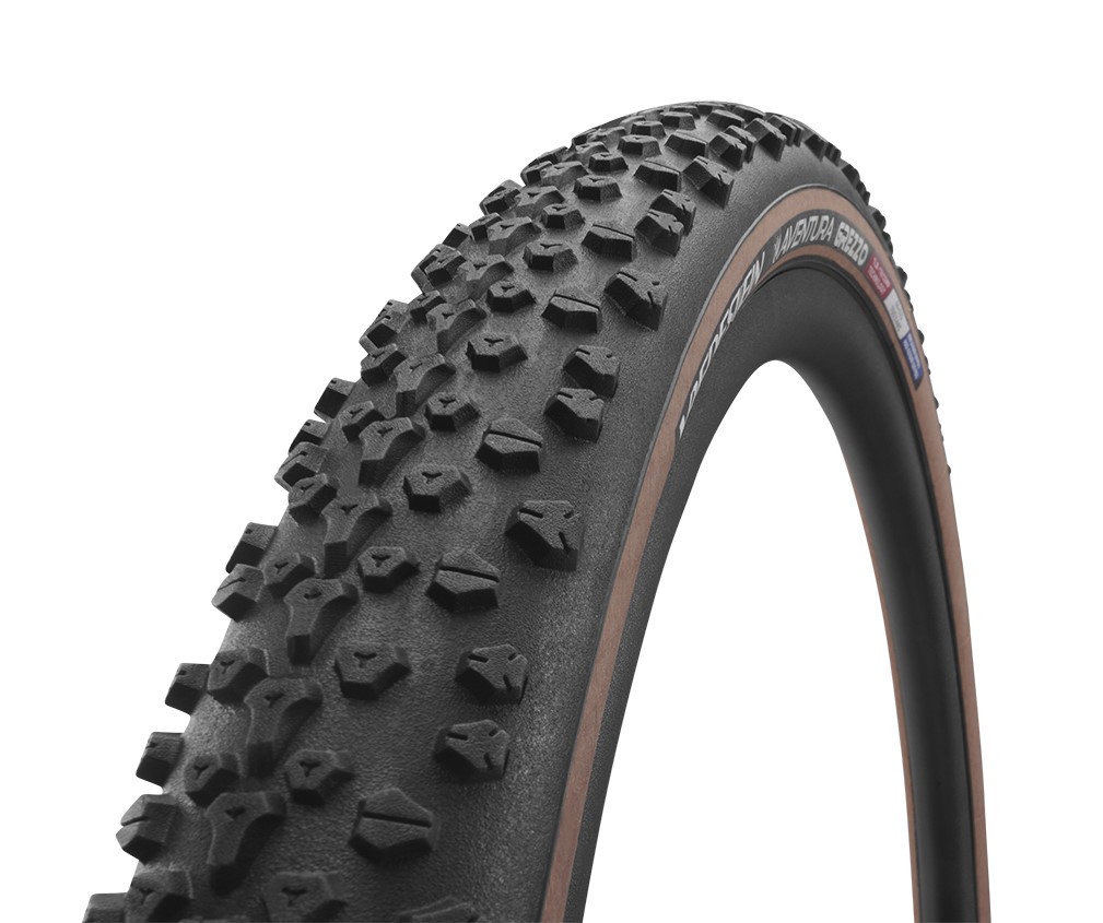 Opona gravel VREDESTEIN Aventura Grezzo, 28" 700x44C (44-622), Zwijana, TPI120, TLR, Czarna-Transparentna (NEW)