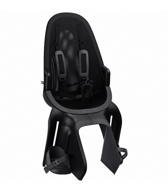 Fotelik dziecięcy QIBBEL AIR CARRIER black, mocowanie na bagażnik, udźwig 22kg (NEW 2026)