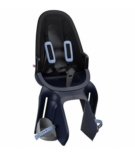 Fotelik dziecięcy QIBBEL AIR CARRIER denim blue, mocowanie na bagażnik, udźwig 22kg (NEW 2026)