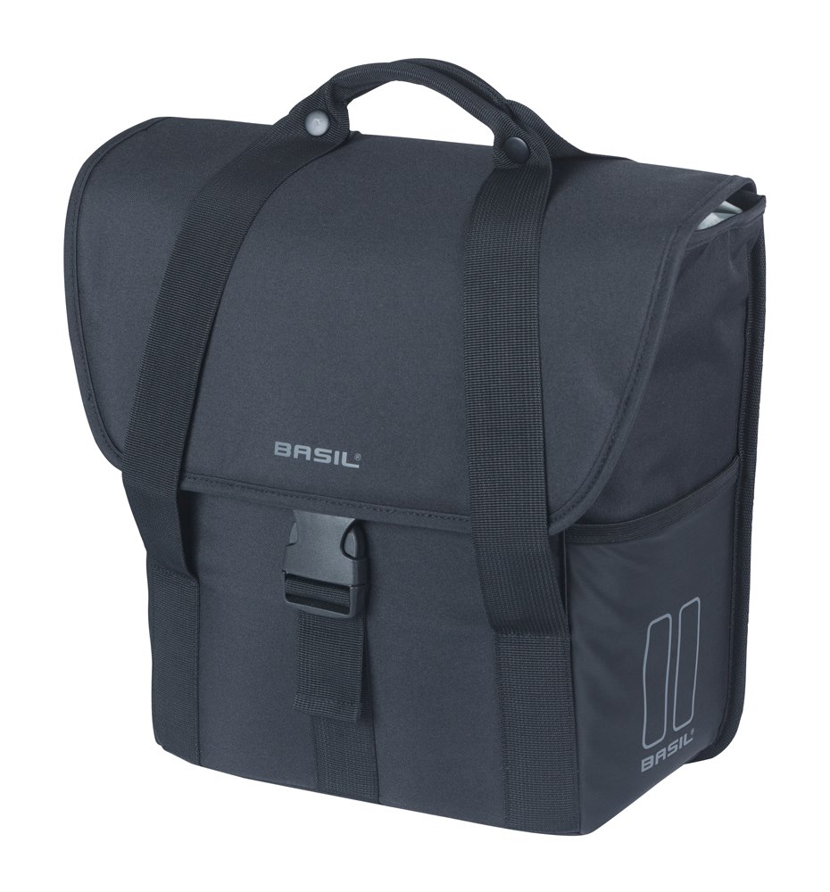 Sakwa pojedyncza BASIL GO SINGLE BAG 16L, black (NEW)