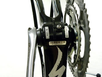 Figure 7. Install arm; adjust bearings and tighten arm fully as per manufacturer recommendation