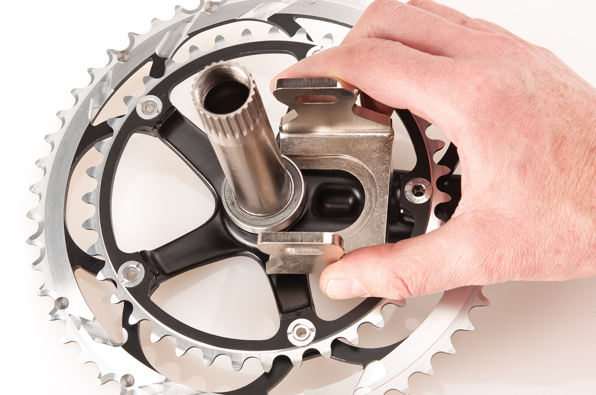 Adapter installed below bearing